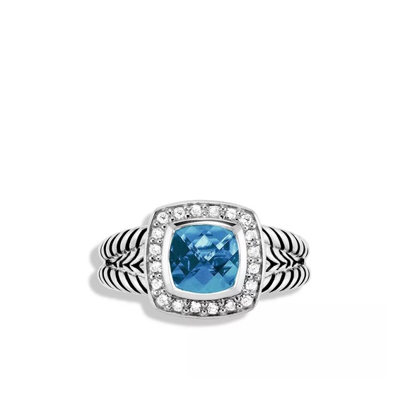 David Yurman
Petite Albion Ring with Blue Topaz & Diamonds - Picture 4 of 4